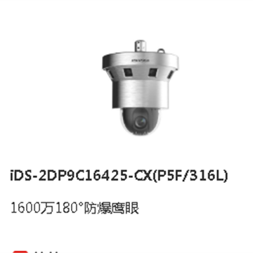 iDS-2DP9C16425-CX(P5F/316L) 1600萬(wàn)180°防爆鷹眼